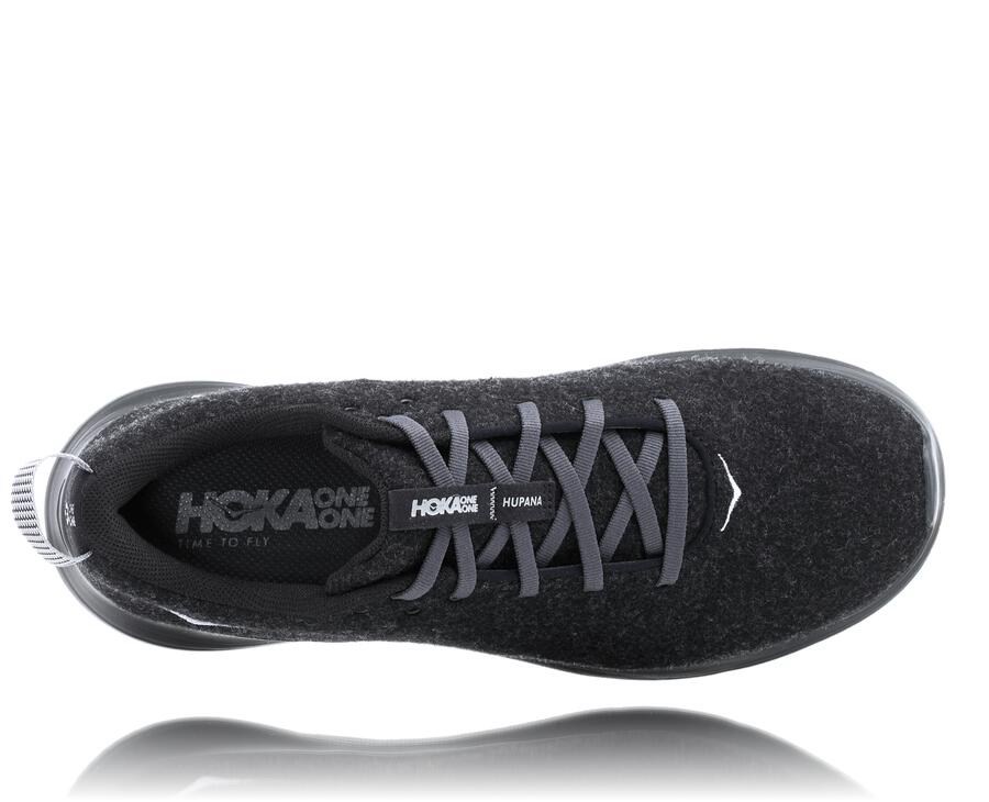 Hoka One One ランニングシューズ メンズ 黒 - フパナ フローウール - HN7092351